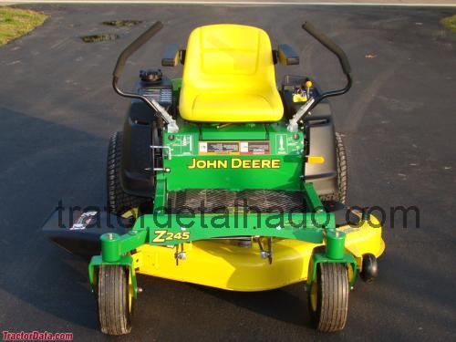 John Deere Z245 avaliação e ficha técnica